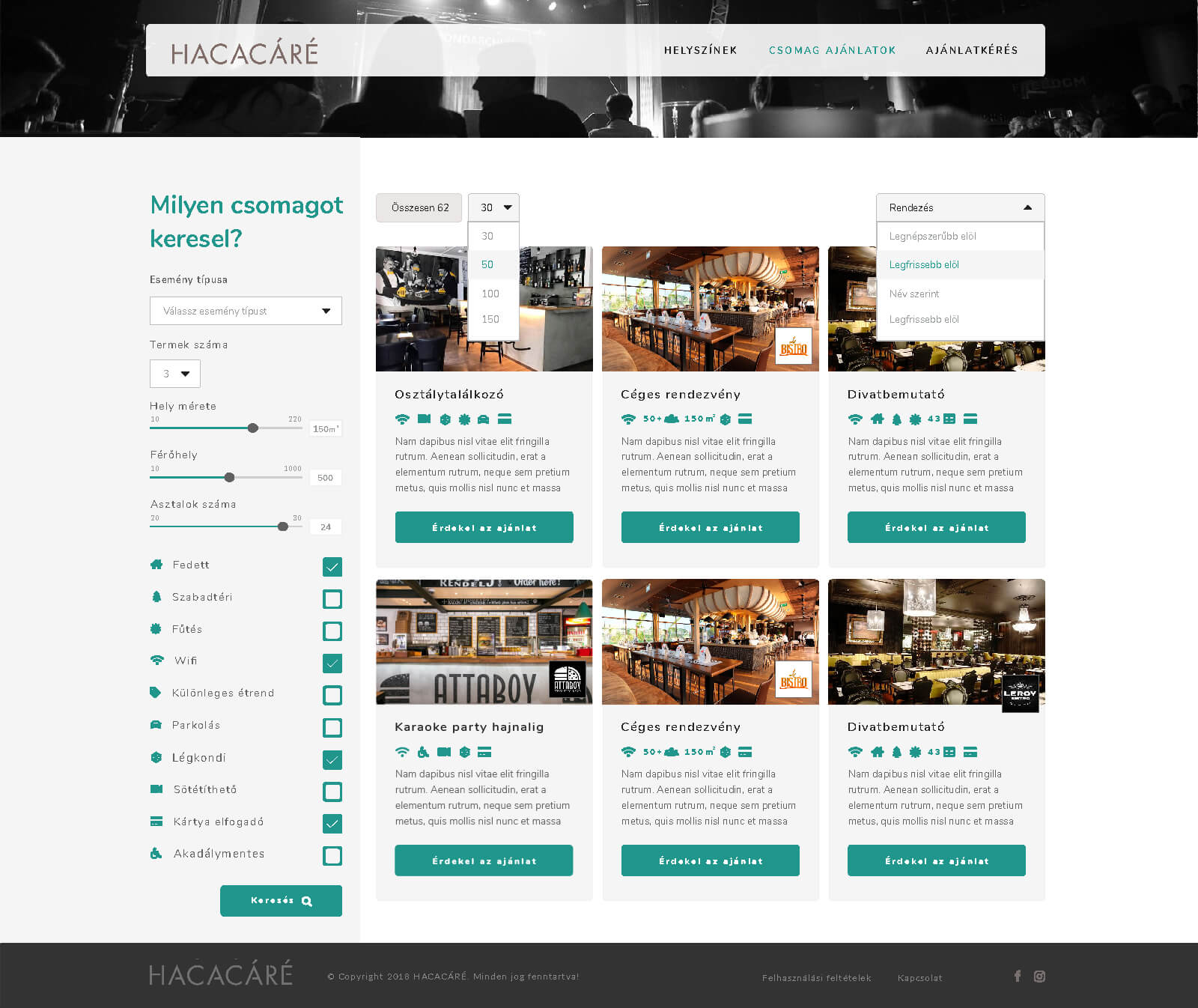 Hacacáré Location page